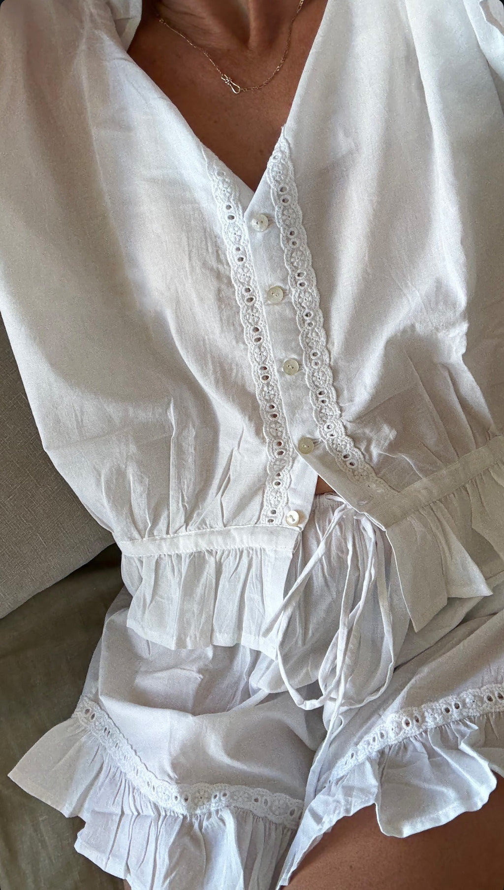 Georgiana Short in Ivory