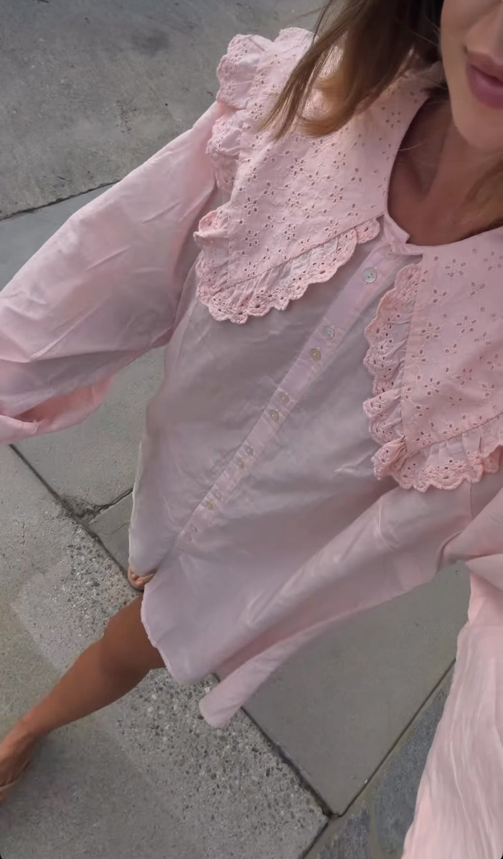 Harrie Mini Dress in Peach