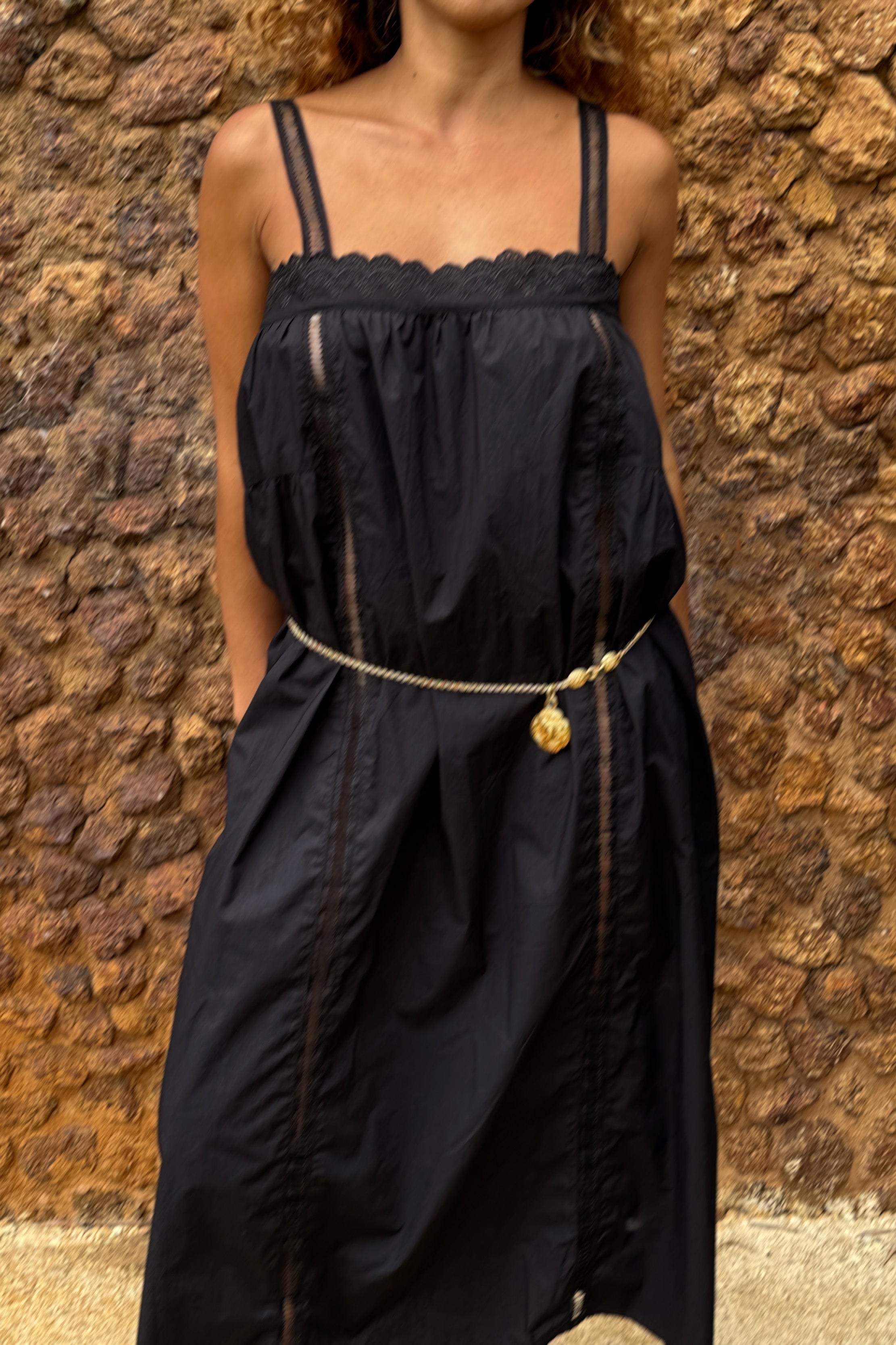 Immy Gown in Noir