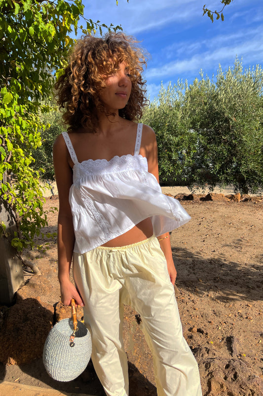 Immy Top in Ivory