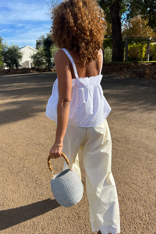 Immy Top in Ivory