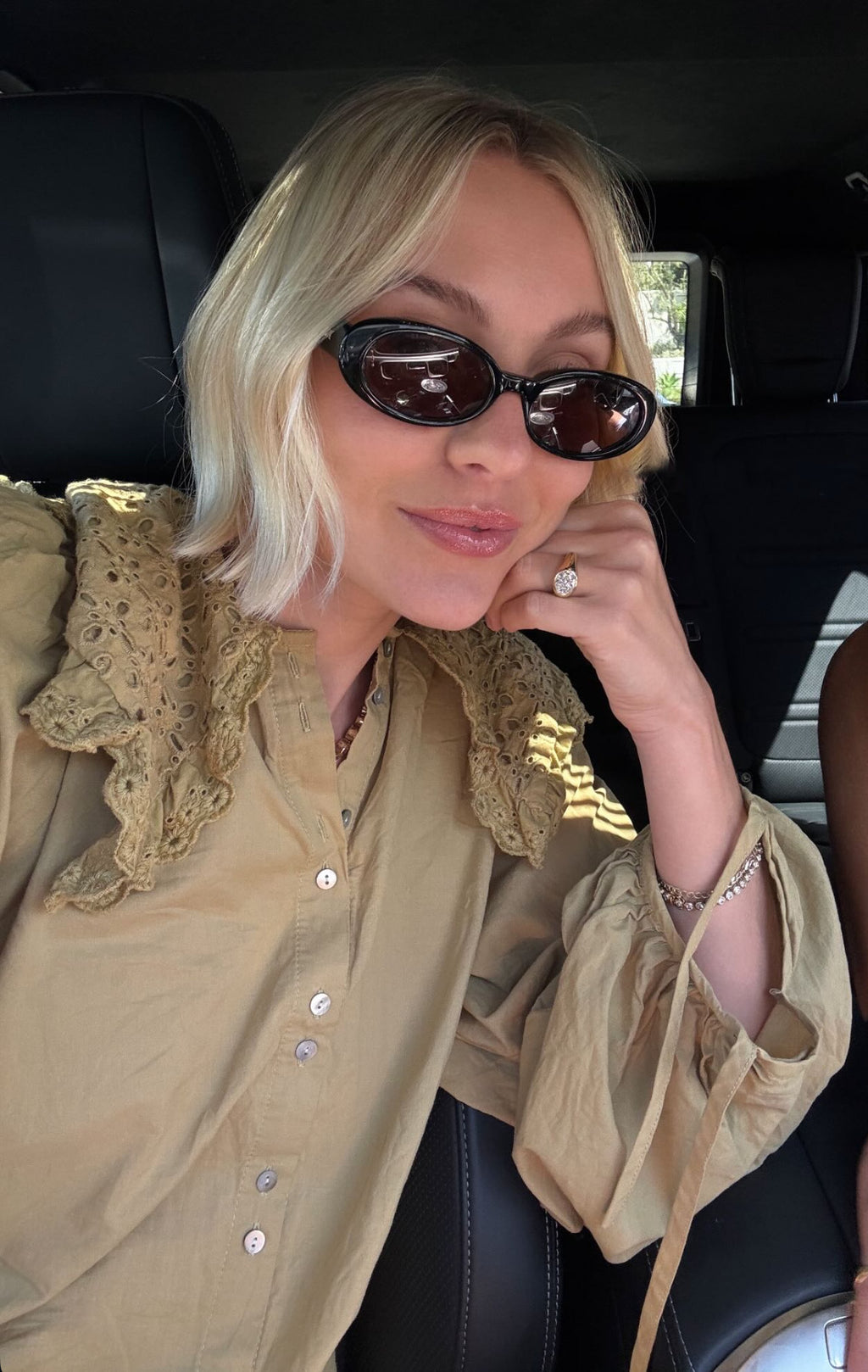 Harrie Mini Dress in Palm