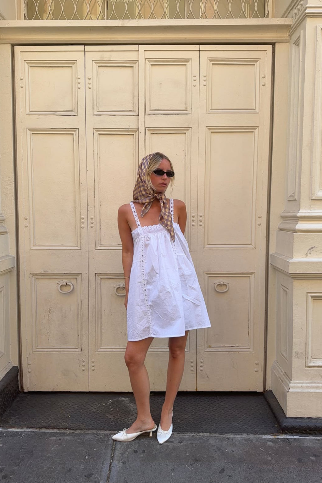 Immy Mini Dress in Ivory