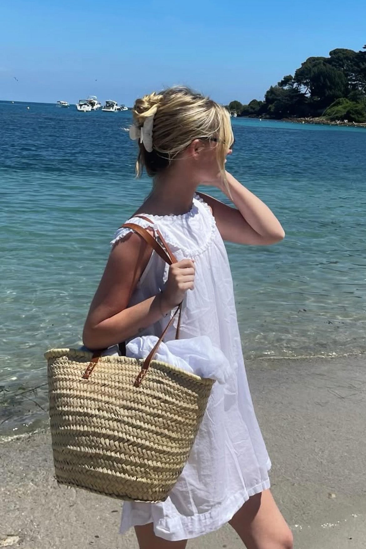 Antique Mini Dress in Ivory