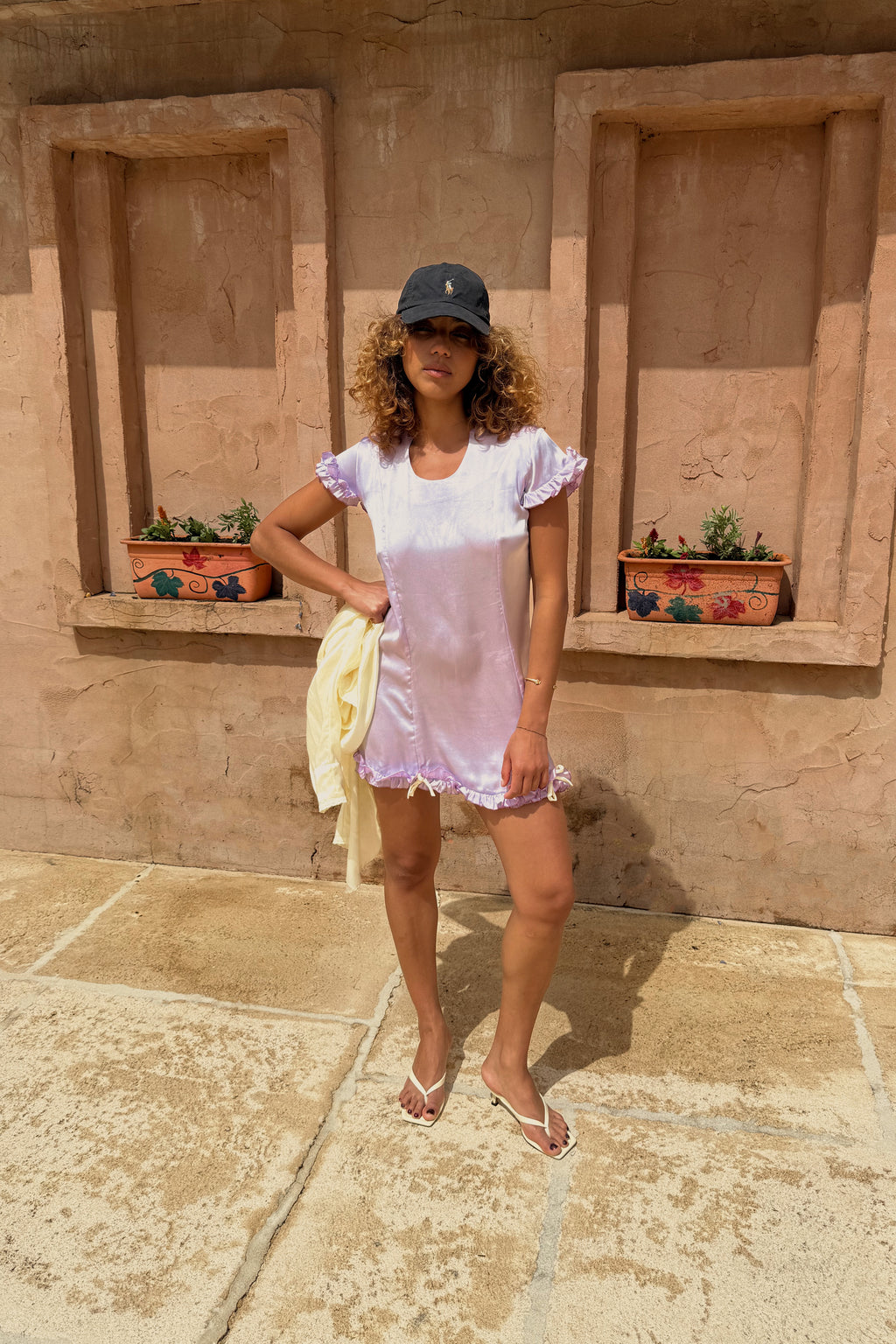 Lola Mini Dress in Lilac