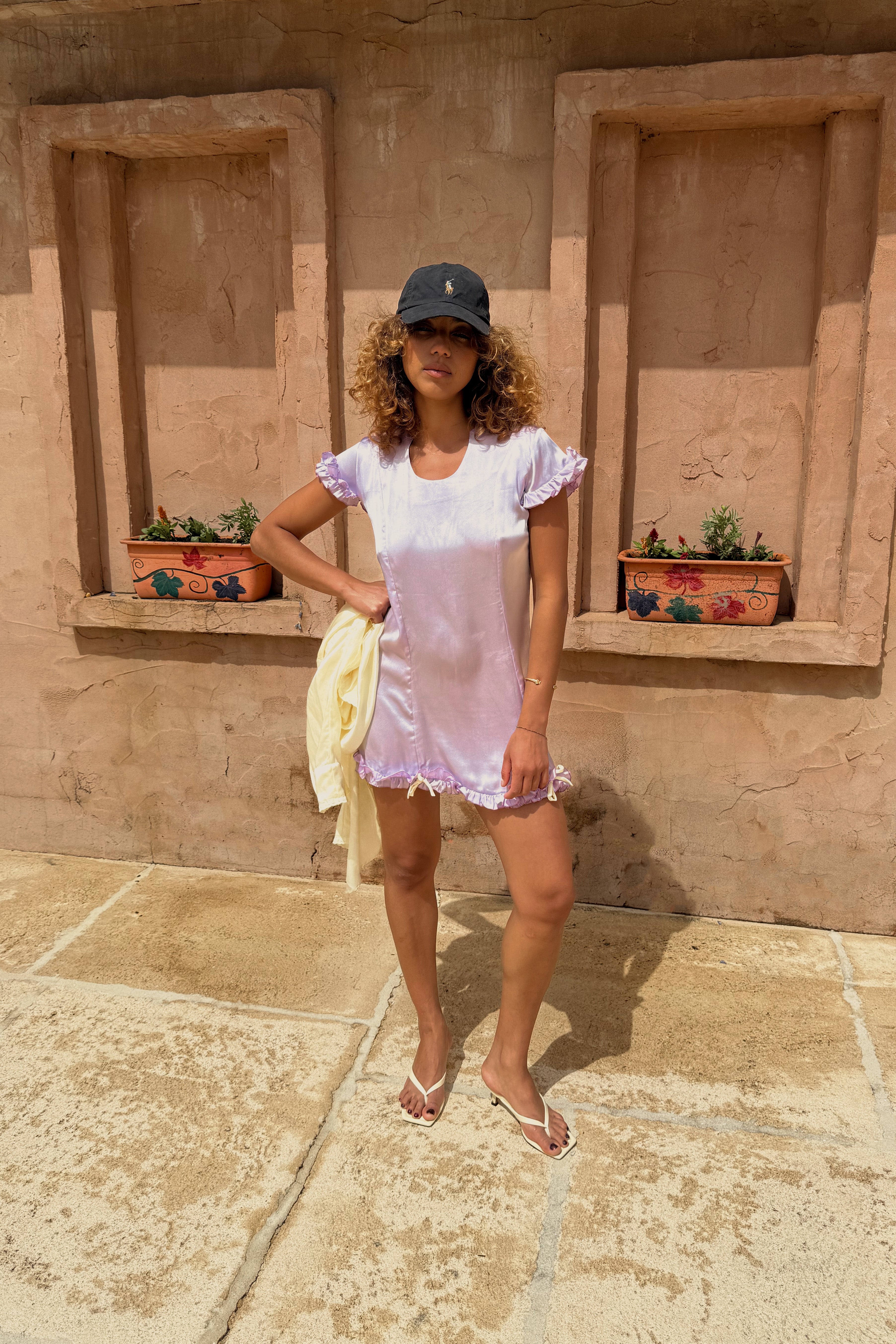 Lola Mini Dress in Lilac