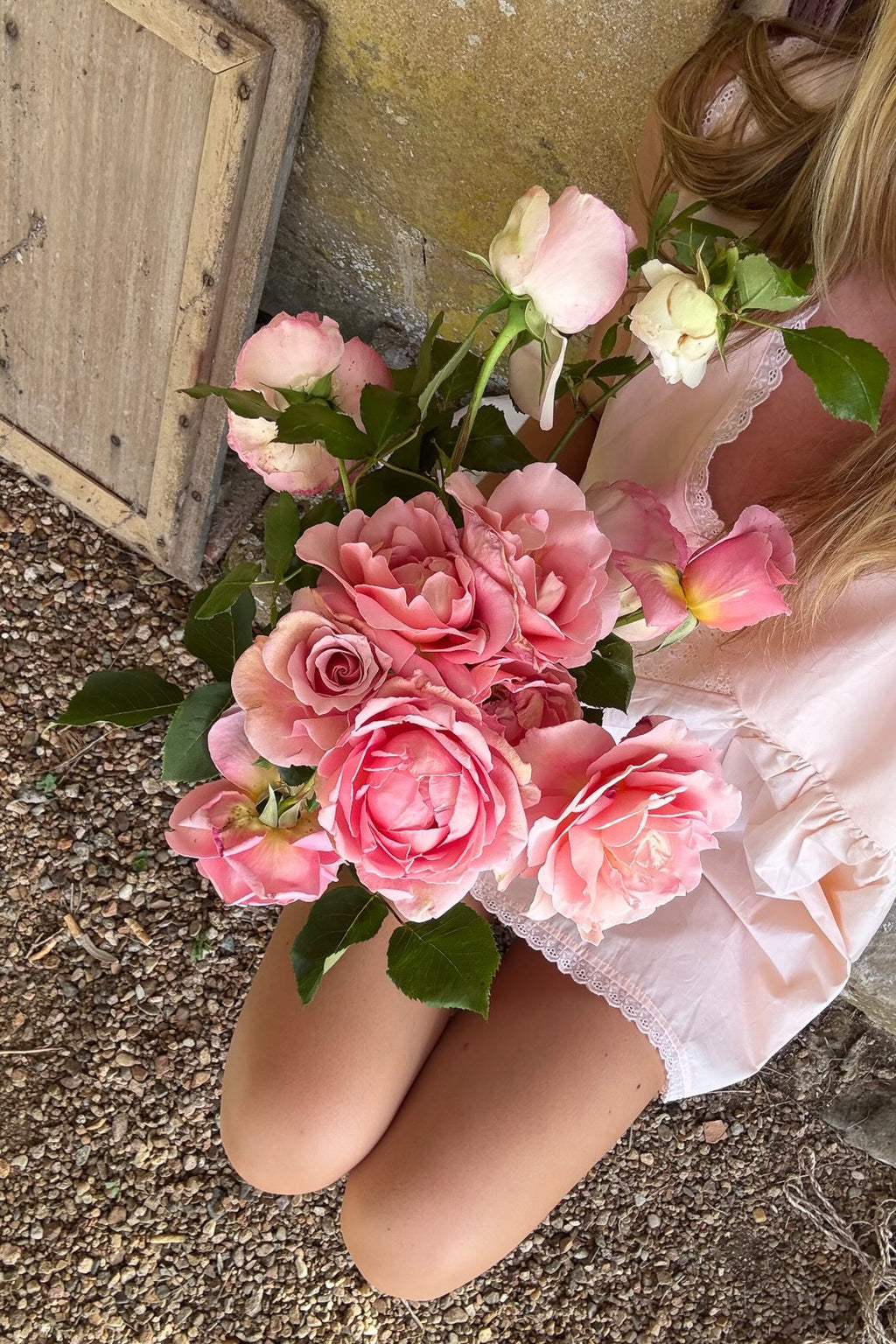 Vintage Cotton Mini in Peach
