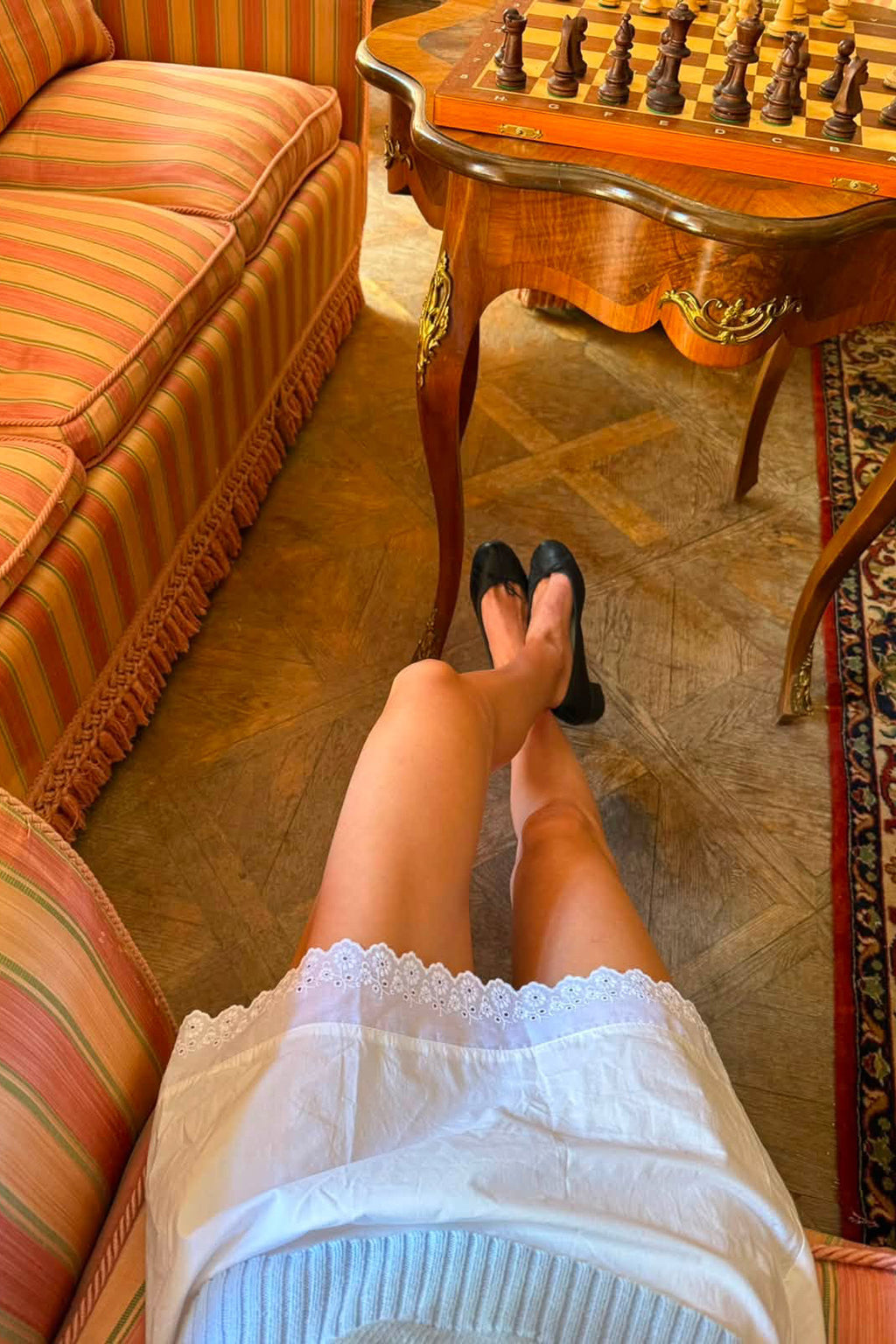 Fabienne Mini Skirt in Ivory