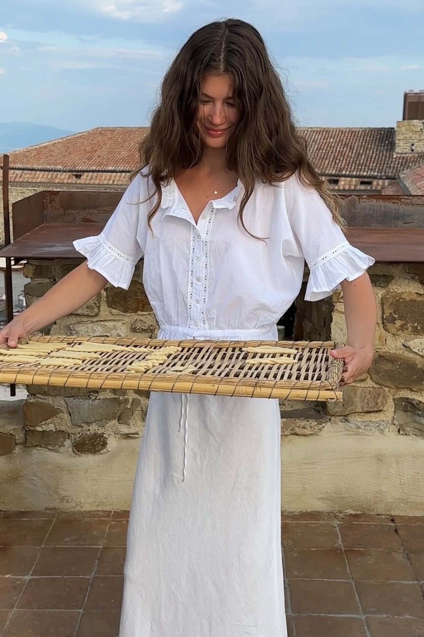 Georgiana Blouse in Ivory