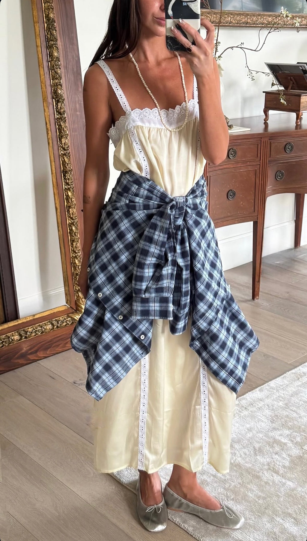 Silk Immy Gown in Butter
