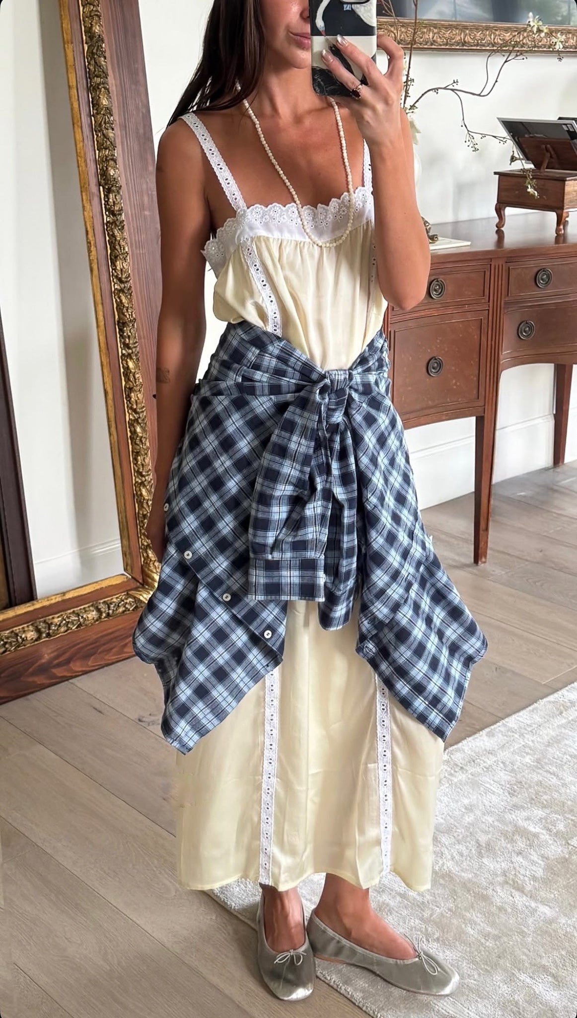 Silk Immy Gown in Butter