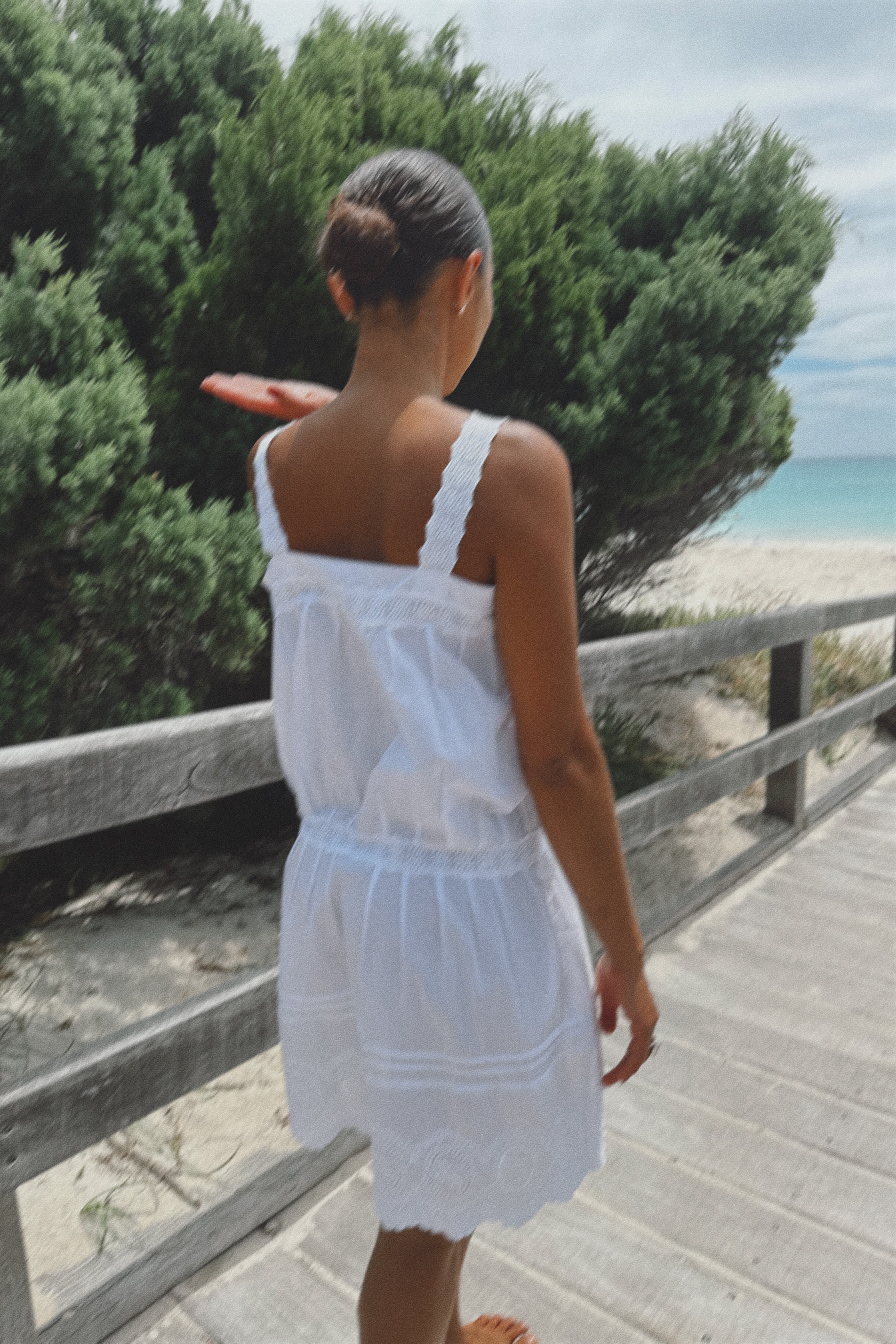 Marie Dress in Ivory