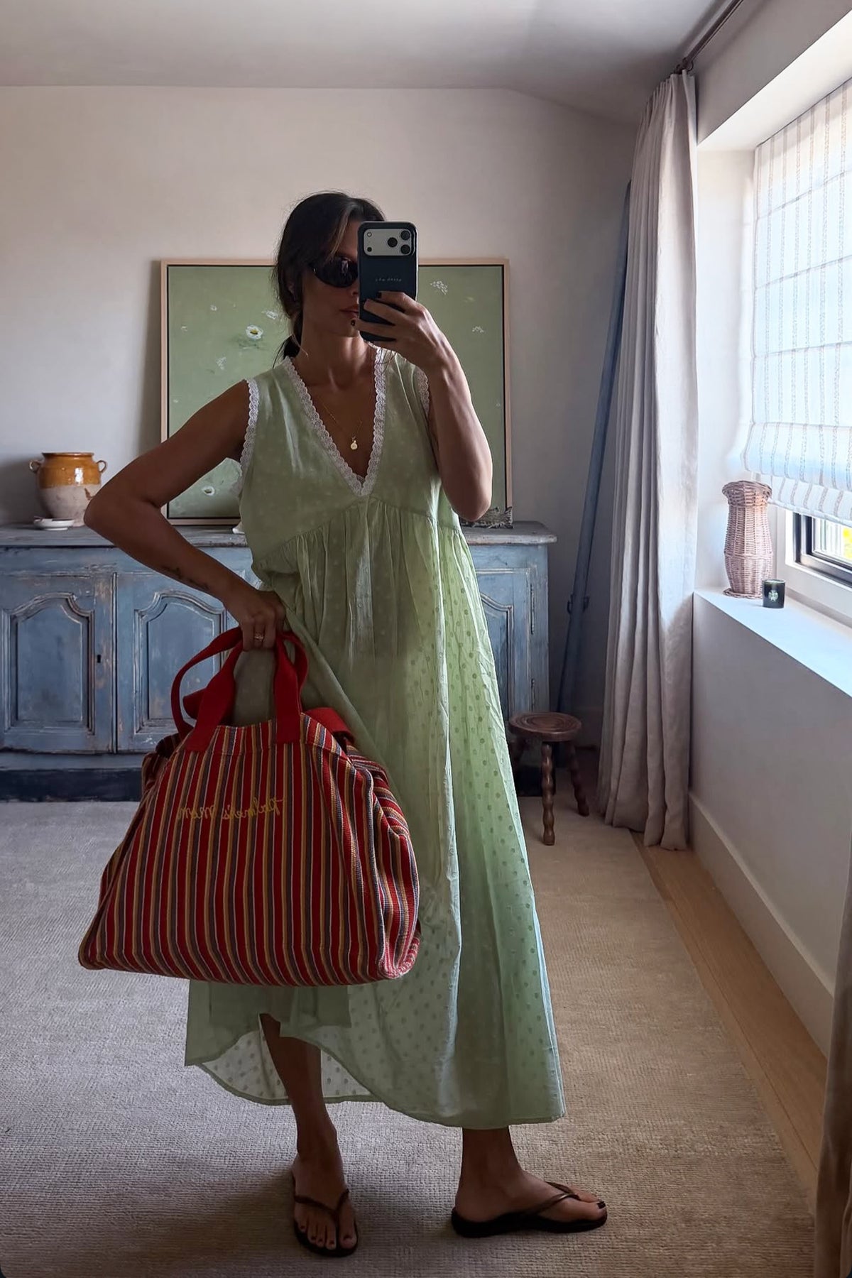 Cora Gown in Seafoam