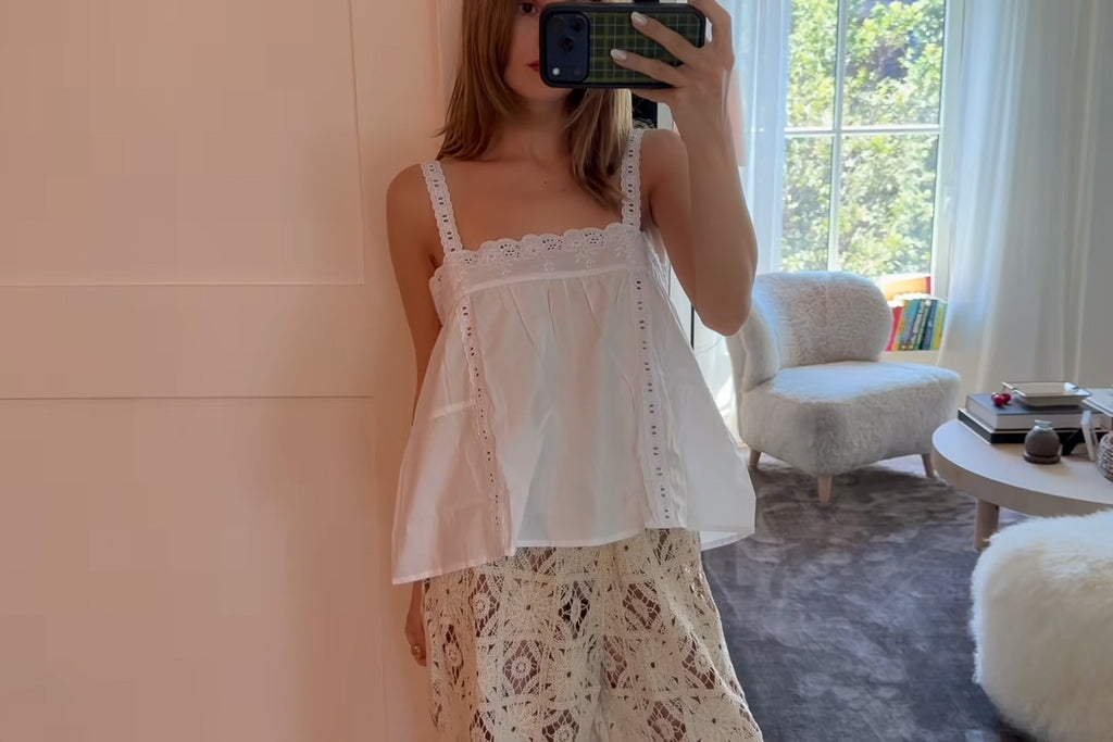 Immy Top in Ivory