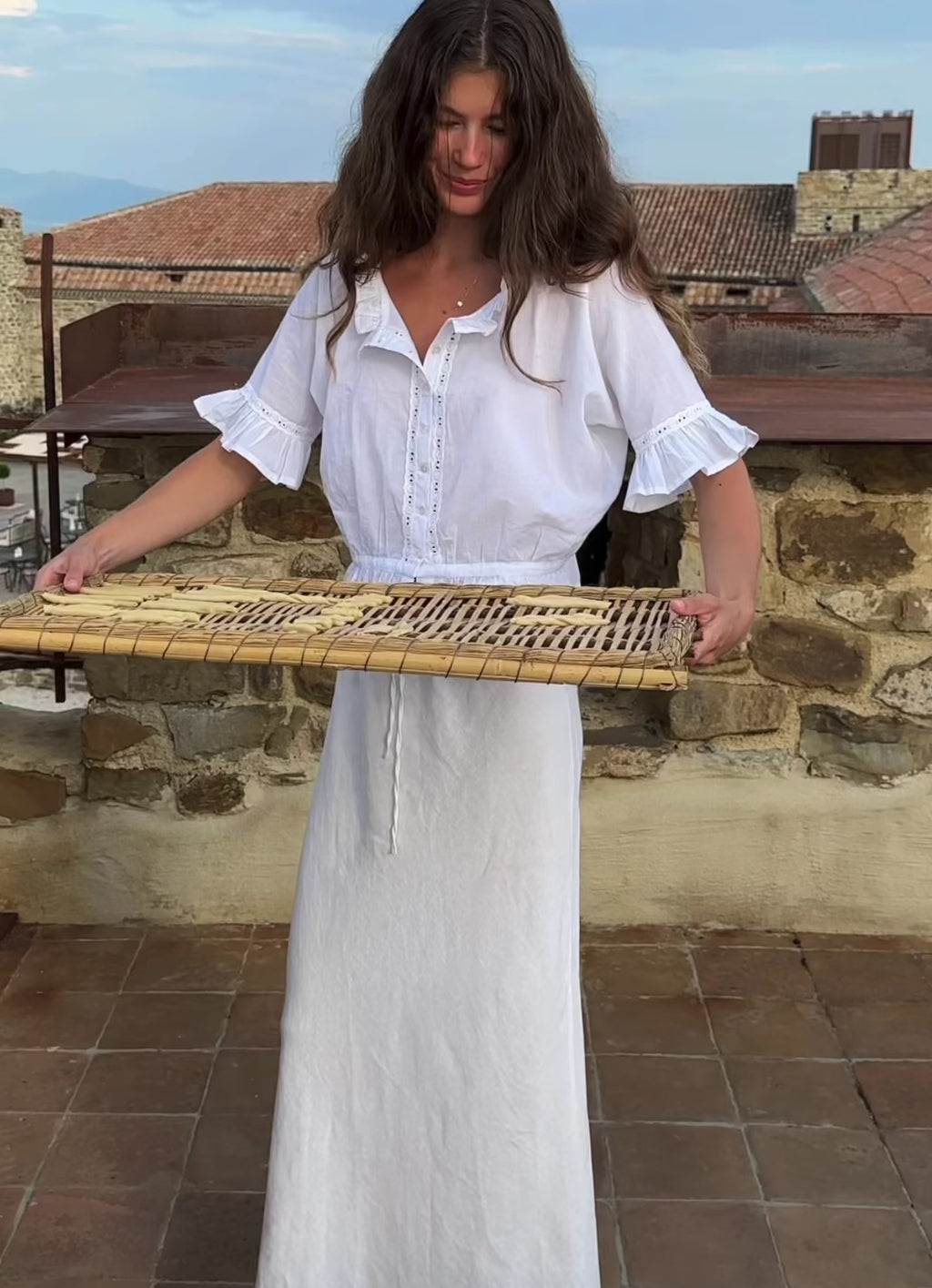Georgiana Blouse in Ivory