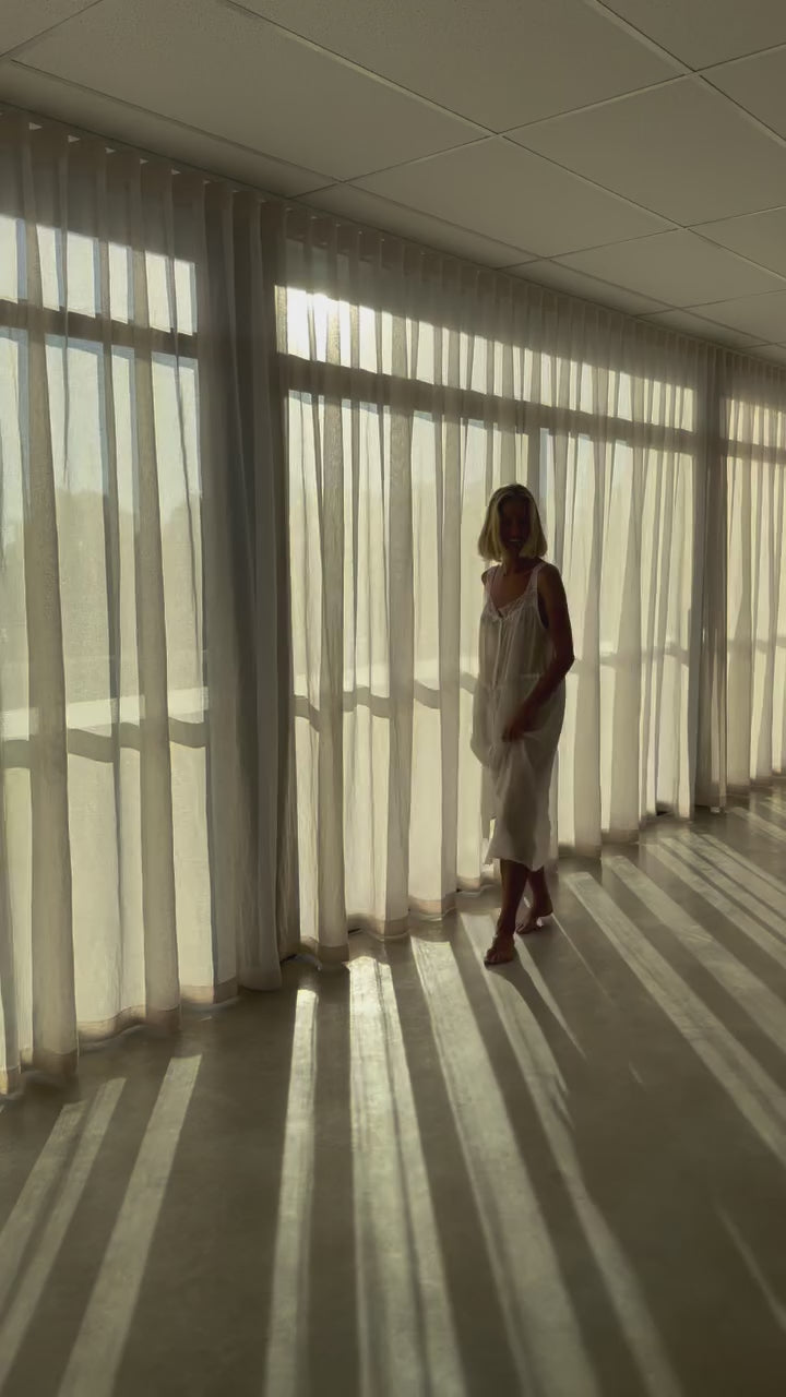 Hart Slip Dress in Ivory