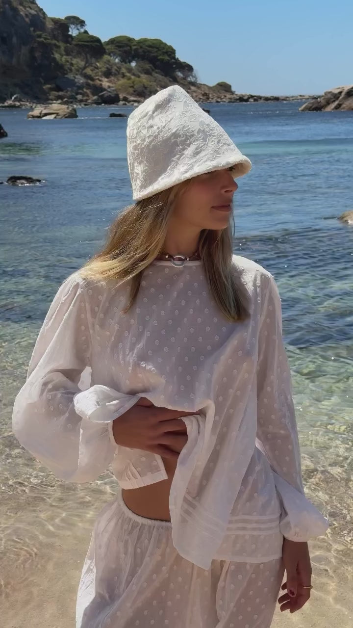 Cosette Blouse in Shell