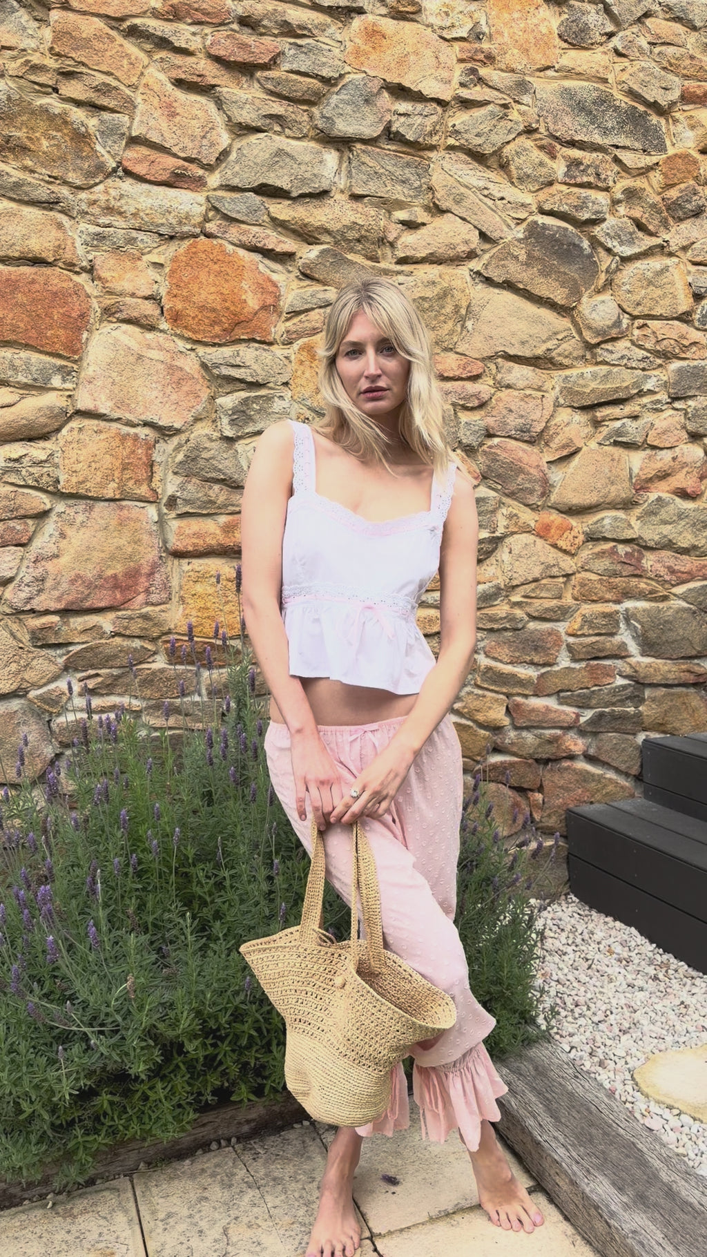 Delilah Pant in Apricot