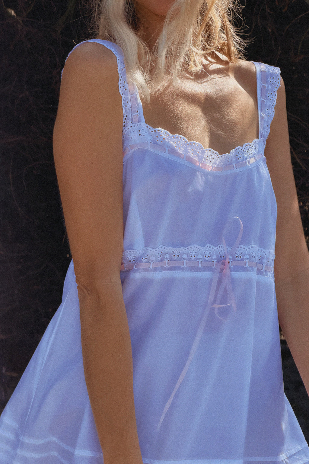 Rose Mini Dress in Ivory