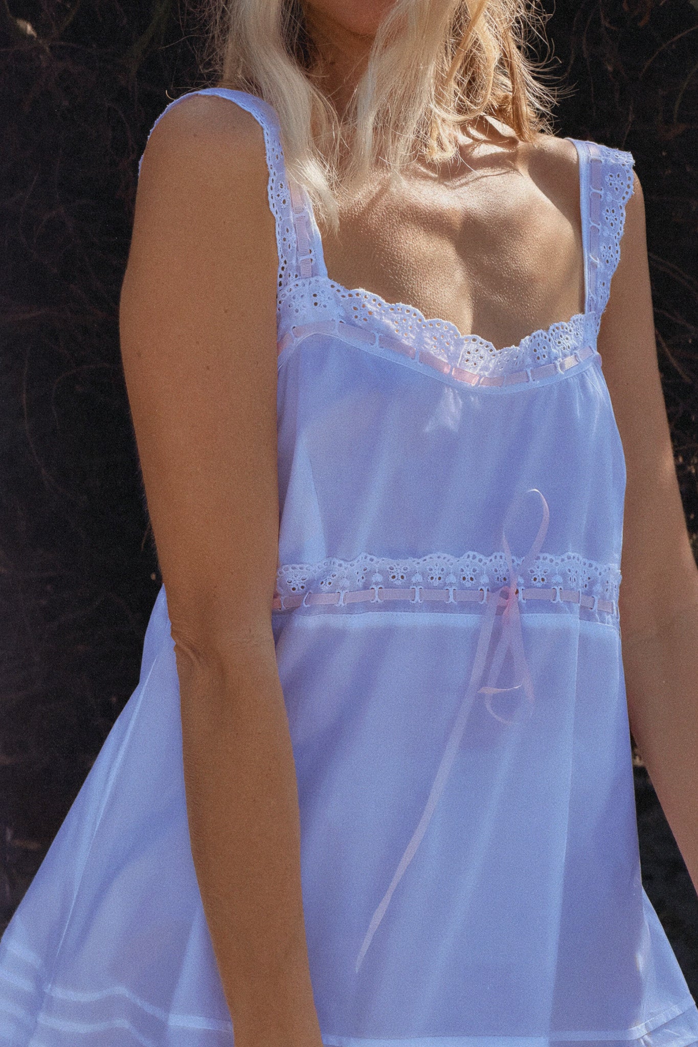 Rose Mini Dress in Ivory
