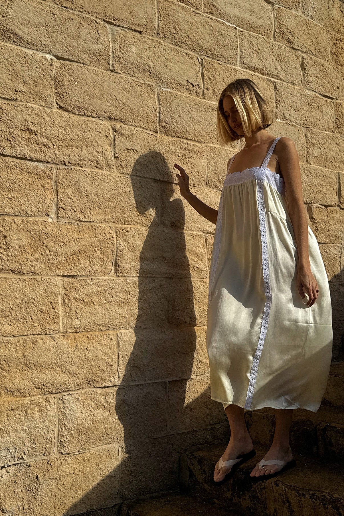 Silk Immy Gown in Butter