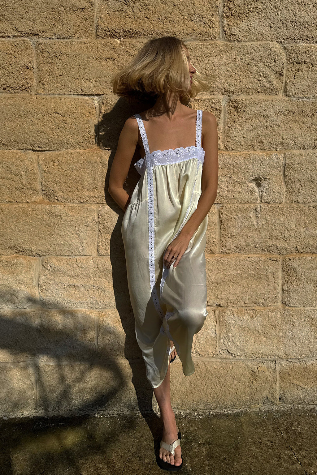 Silk Immy Gown in Butter
