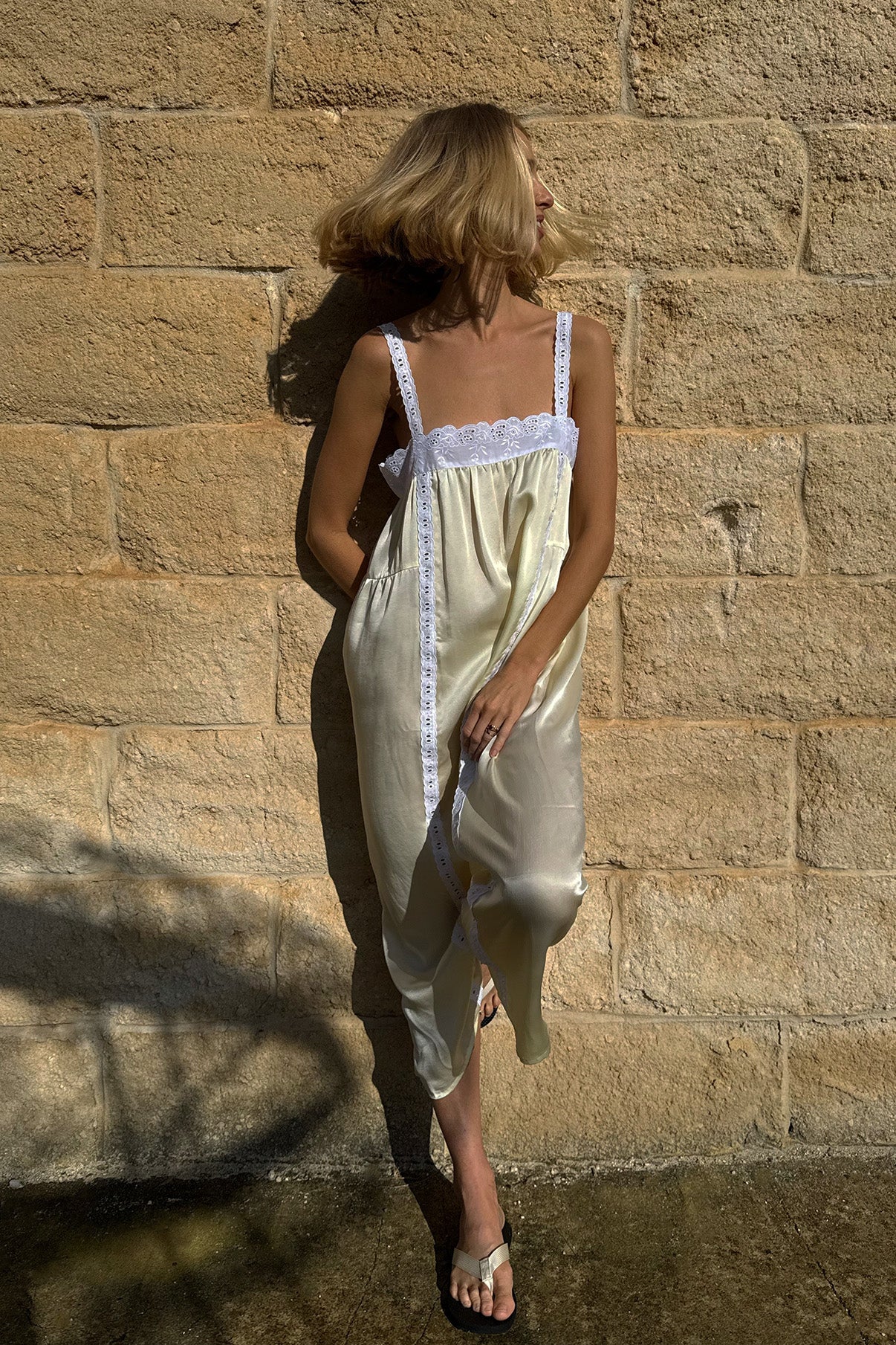 Silk Immy Gown in Butter