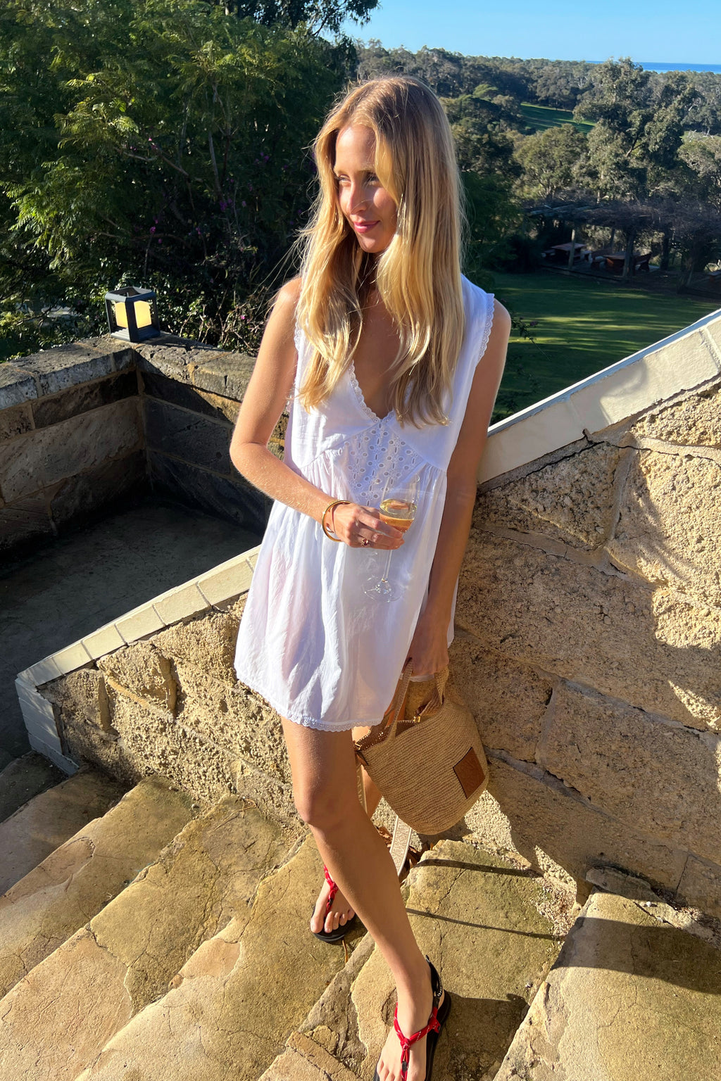 Vintage Cotton Mini in Ivory